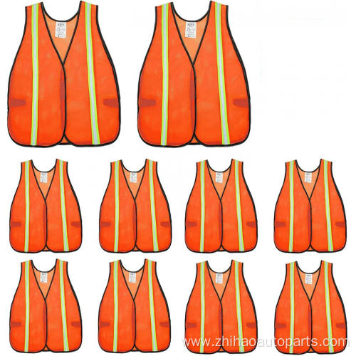 reflectable safety vests with high-light reflective tapes